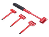 Door Hinge Adjustment Tool Kit 4 in 1 Steel Silicone Hinges Gap Adjusting Wrench Hinge Bender Tool V1294-YM0901-3114250026211