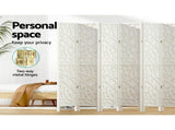 Artiss 8 Panel Room Divider Screen 325x170cm Clover White RD-4016-8P-WH