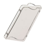 Large Rectangle Tray Stainless Steel Home Living Room Commercial Dishes Tray for Coffee Water Cups V1294-YM0718-3118220113711