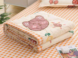 Summer Blanket Polyester Fiber Washable Skin Friendly Summer Quilt Thin Blanket Bed Accessories for V1294-YM0716-3117220177011