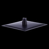 200mm Shower Head Square 304SS Electroplated Matte Black Finish V63-826371