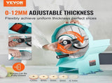 Manual Vegetable Fruit Slicer, 0-0.5"/0-12mm Thickness Adjustable Commercial Slicer Machine, Double V952-SDSCQPJWS1SLW9SE2V0