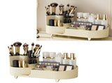 Makeup Storage Organizer Large Capacity Perforation Free Rotatable Partition Cosmetic Storage Box V1294-YM0703-3117230105511