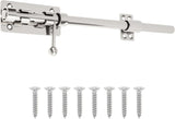 Barrel Bolt Door Latch 12 Inch 304 Stainless Steel Heavy Duty Slide Lock for Gate Barn Door with 8.5 V1189-LC-RY-00172