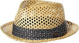 Goorin Brothers Straw Hat Light Sturdy Vented Trilby Sun Summer Fedora - Natural V563-GOORIN-600-9538-NTL-M