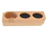 Tamping Station Beech Wood Tamper Mat Stand with Anti Slip Pad for Coffee Bar Accessories L V1294-YM0703-3118230030812