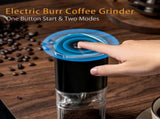 Electric Burr Coffee Grinder - Mini Cordless Coffee Bean Grinder for Home & Travel V1263-JX-4425