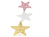 Christabelle 120cm Triple Star Christmas Display with Lights 112_MHA515