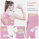 Cordless Personal Wand Electric with 10 Powerful Pulse Settings, Rechargeable Handheld Back V1192-AZ-W-18144