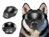 Protective Dog Goggles Full Face Mask with Breathable Muzzle for Medium to Large Dogs, Windproof V1341-ZY-DJ3SF8TE-BLACK