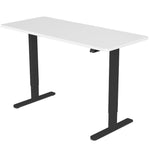 Fortia Sit To Stand Up Standing Desk, 140x60cm, 72-118cm Electric Height Adjustable, 70kg Load, V219-ADKSSTFOWTBK4A