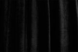 Large Thick Faux Mink Velvet Curtains Blockout 550x 230cmHook Pinch Pleat Black V702-CNA11-1 BLACK