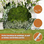 2M Wedding Hoop Round Circle Arch Backdrop Flower Display Stand Frame Background V63-837041