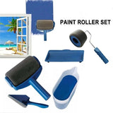 5-piece Paint Roller Set with Fillable Roller and Edger - Leak Proof Wall Painting Kit, Tray and V888-ELOSUNG56293