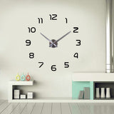 Big DIY Wall Clock Modern Simple Design Large Clocks Personality Acrylic Mirror Wall Clock Home V1369-AZ3-W-18246