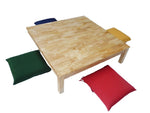 Square Low table and 4 cushions V59-18355