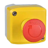 Telemecanique Emergency Stop Operator 40mm Plastic Complete Twist to Release Action 1N.C Red 22mm V1202-V1-TEEXAL-K178