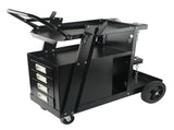 Welding Cart, 2-Tier 4 Drawers Welder Cart with 265 LBS Weight Capacity, Swivel Wheels, Tank Storage V952-ECSTHJTC265LBXFETV0