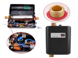 220V 3800W Mini Electric Tankless Instant Hot Water Heater Bathroom Kitchen Washing Black V1294-YM0722-JYA02273-02
