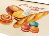 Bread Box Exquisite Elegant Drum Type Metal Bread Storage Bin for Bread Cake Doughnut Biscuit Food V1294-YM0901-3118240122412