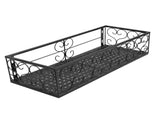 Balcony Flower Rack Hanging Flower Pot Hanger Hanging Wrought Iron Fence Indoor Windowsill Succulent V1294-YM0717-3111220212911