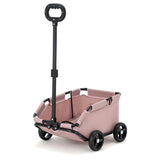 Pink Foldable Pet Travel Wagon for Small Dogs - Lightweight and Portable V888-ELOSUNG15346