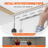 Overhead Garage Storage Rack, 91.44x243.84cm Garage Ceiling Storage Racks, Heavy Duty Adjustable V952-CKTHBCWJZBS36S0MYV0