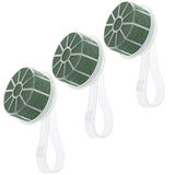 DIY Bridal Floral Handle Lightweight Green Plastic Durable for Weddings 6Pcs V1369-AZ3-W-20851