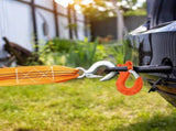 Alloy Steel Winch Hook, Orange Heavy Duty S-Shape for Trailer Towing V1192-AZ-W-31240