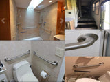120cm Stainless Steel Handle for Shower Toilet Grab Bar Handle Bathroom Stairway Handrail Elderly V324-DB-RH120