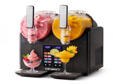 Devanti Slushie Machine 4L Dual Tanks Frozen Drink Ice Cream Maker SLS-CR03-2LX2-BK