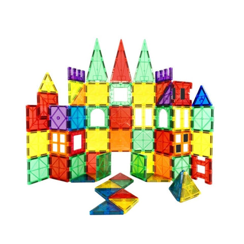 BoPeep Kids Magnetic Tiles Blocks Building KD1049-120PC