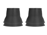 4pcs Furniture Risers 6 Inches Horn Shaped Black Plastic Heavy Duty Riser for Bed Sofa V1294-YM0715-3117220134611
