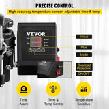 VEVOR Heat 12 X 15 Inch 5 In 1 Heat 1250 W Heat Machine Swing Away Black Heat V952-DGNTHJWHYJXHS0001V3