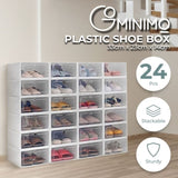 GOMINIMO Plastic Shoe Box 24 pcs V227-7050101002022