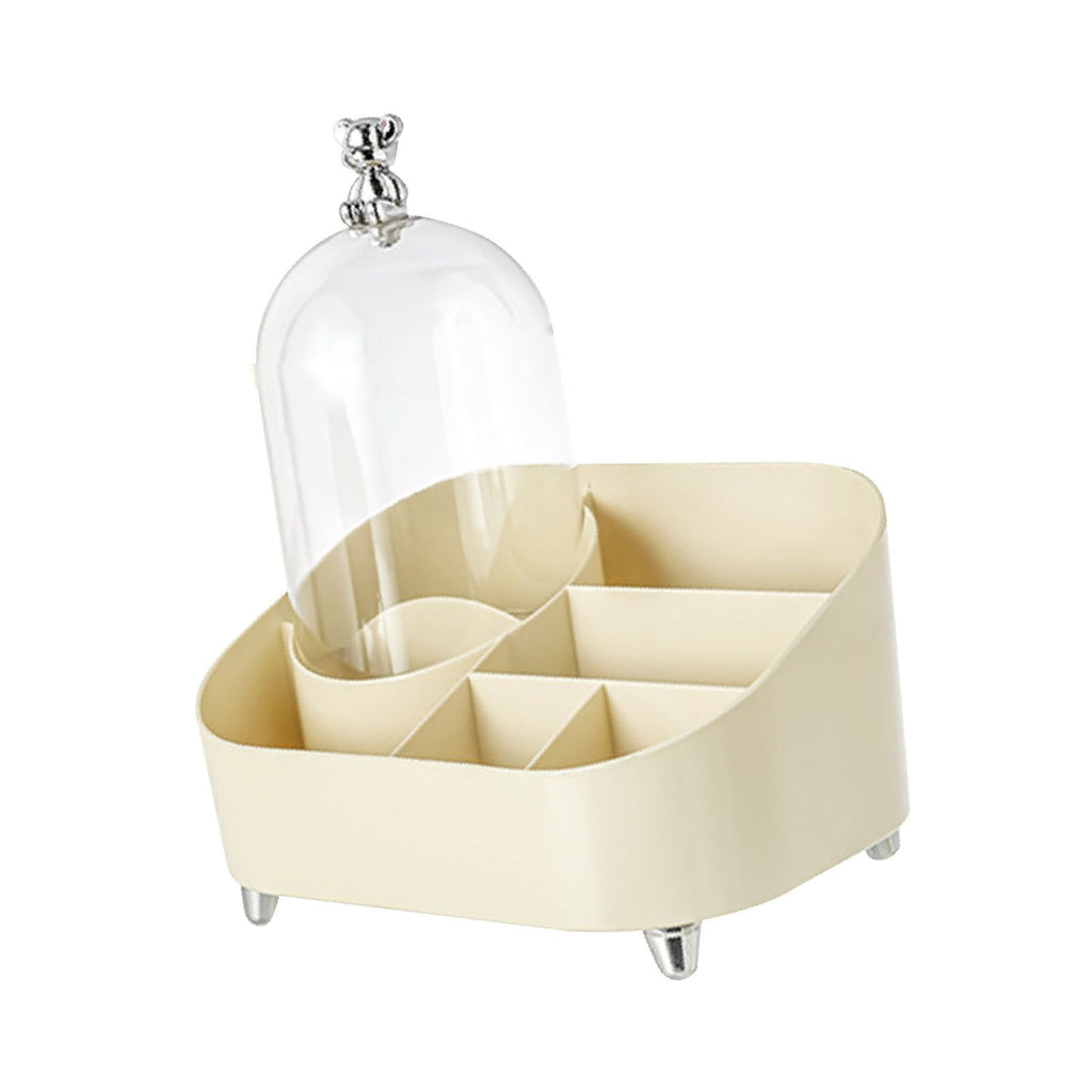 Multi Compartment File Vanity Makeup Organizer Large Capacity Multi Compartments Countertop ...