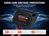 Dual Battery Isolator Kit, 140Amp, Manual and Auto Modes VSR Voltage Sensitive Relay with LCD V952-FDCDJDQTJ1000SUV7V9