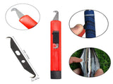 Golf Grip Kit for Regripping Clubs, Portable Table Vise Rubber Clamp for Grip Removal Tool V1192-AZ-W-0332