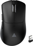 SOLAKAKA SM805 Tri-Mode Lightweight Wireless Gaming Mouse, 24000 DPI with Two Side Buttonsblack V1300-SM805-BLACK