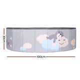 Keezi Kids Ball Pool Pit Toddler Ocean Play Foldable Child Playhouse Storage Bag BPOOL-B-814-GR