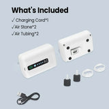Aquarium Oxygen Pump Black USB Rechargeable Air Pump for Fish Tanks and Bait Buckets with 2 Outlets V178-59153