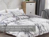 Gray Marbled Como Serenity Quilt / Doona / Duvet Cover set V745-AQ081487E3