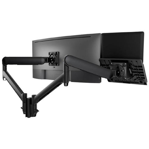 Atdec AWMS-2-ND13 Laptop-Monitor Combo Mount on 135mm Post. Max Load 8kg, Bolt-Through Desk Fixing, 13AWMS-2-ND13-B-B