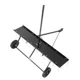 Tow Behind Dethatcher, 1219mm Tow Dethatcher with 24 Spring Steel Tines, Lawn Dethatcher Rake for V952-QXSCJ48QYGLJ9DV44V0