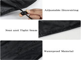 Outdoor Bench Cover, 52" W x 26" D x 35" H 2-Seater Patio Bench Cover Waterproof, 210D Heavy Duty V1188-CYX-J02-1928