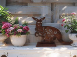 Laser-Cut Kangaroo Baby On Stand 37cm V637-40475KNG