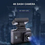 Hd Dual Recording Car Driving Recorder With Wifi & Gps Function - M200 PRL-49133060DBT