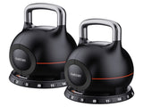 Powertrain 2x 40kg Adjustable Kettlebell One Hand Adjustment Weight Set AKB-XDB-20-2