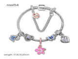 Charm Bracelets Mix & Match Offer - 10 Styles with Cartoon, Vintage & More, Get Discount on 3 V1132-NSSL61-TRIPLE