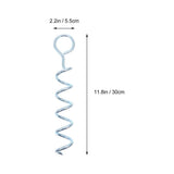 2-Pack Stakes with Ergonomic Grip Handle for Easy Outdoor Ground Setup and Secure Pet Control V1369-AZ3-W-16885